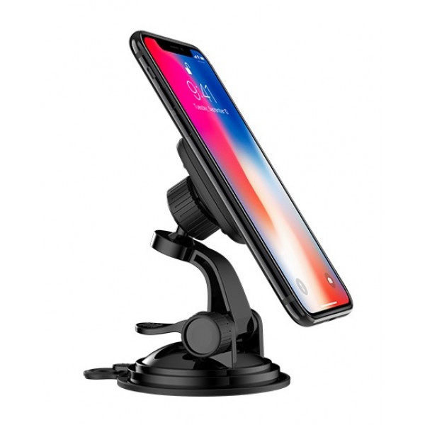  Автотримач Hoco CA28 Happy Journey Series Suction Cup Magnetic Car Holder Black
