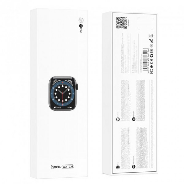 Смарт-годинник Hoco Y1 Pro Smart Sports Watch Call Version Black