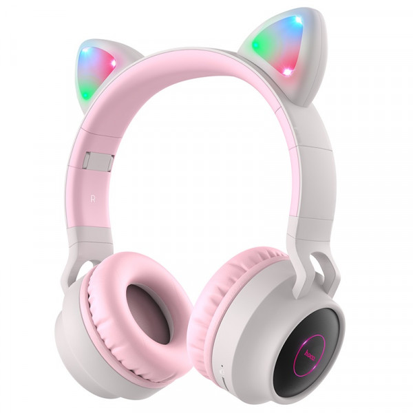  Наушники накладные Hoco W27 Cat Ear Wireless Headphones Gray