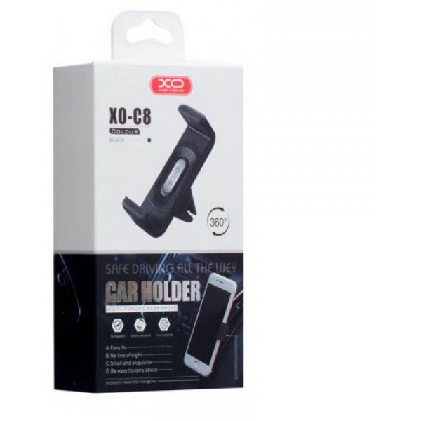  Автоутримувач XO C8 Car Holder Black