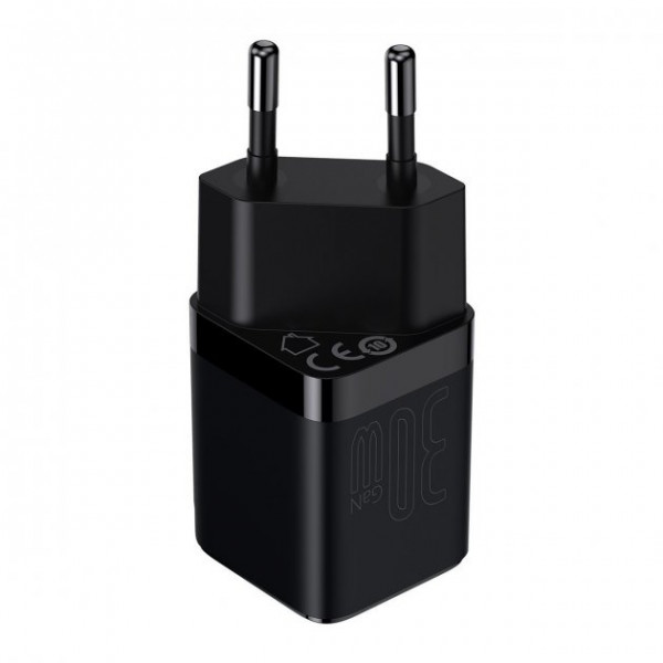  Сетевое зарядное устройство Baseus GaN3 Fast Charger 30W 1 Type-C Black
