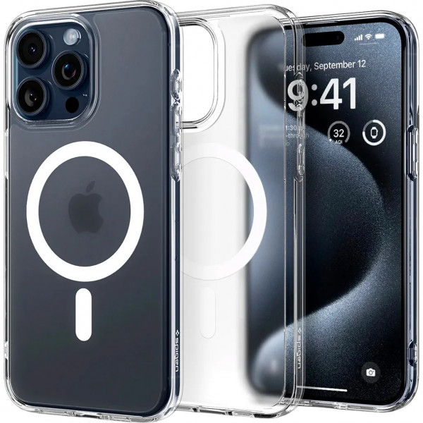  Чохол Spigen Ultra Hybrid with MagSafe iPhone 11 Pro Max Transparent