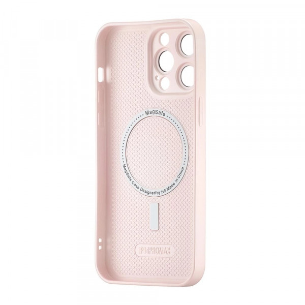  Чехол AG-Matte With MagSafe iPhone 14 Pro Max Pink