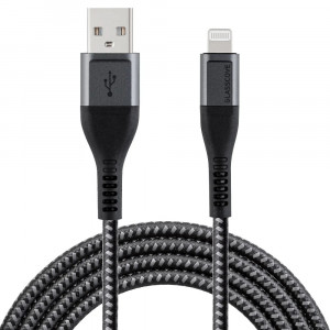  Кабель Glasscove SOLID USB-Lightning MFi 24A 1m GS-01AL