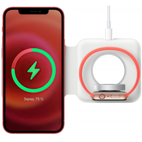  Бездротовий зарядний пристрій Apple MagSafe Duo Charger (MHXF3ZE/A)