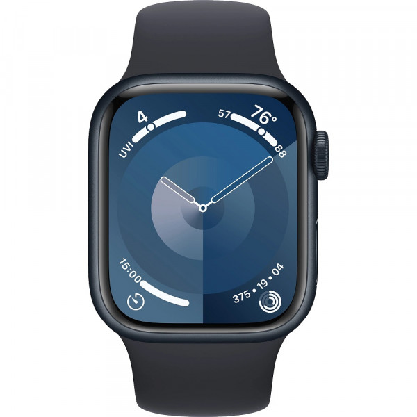  Apple Watch Series 9 GPS 41mm Midnight Aluminium with Midnight Sport Band M/L (MR8X3)