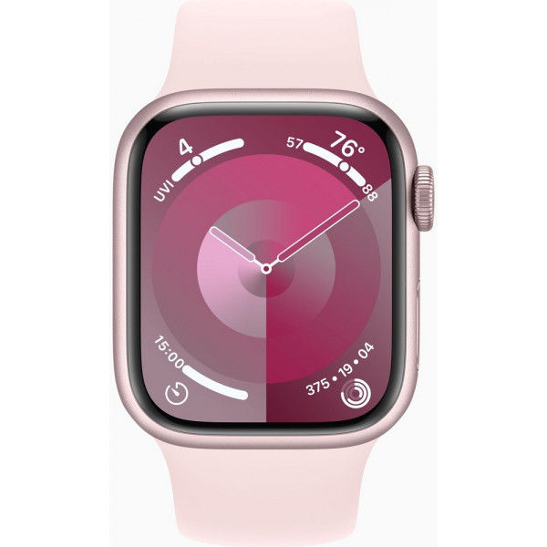  Apple Watch Series 9 GPS 41mm Pink Aluminium with Light Pink Sport Band M/L (MR943)