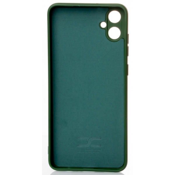  Силіконова накладка Soft Silicone Case для Samsung A05 2023 A055 Dark Green
