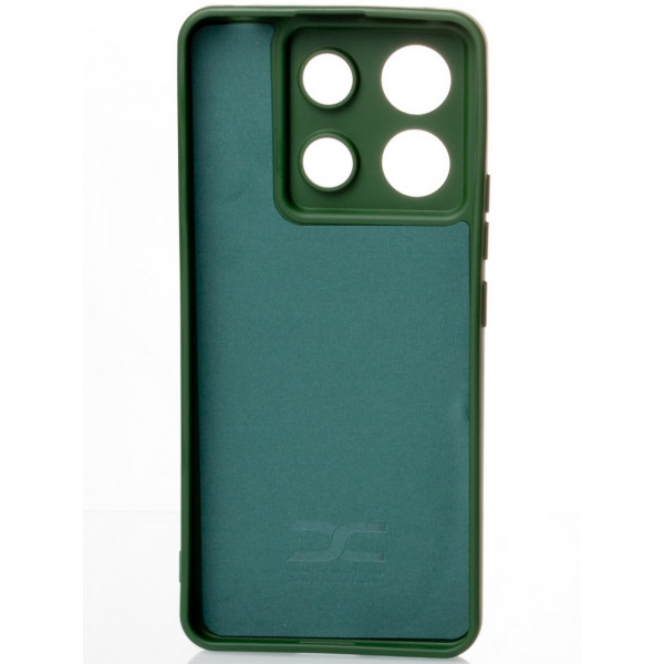  Силіконова накладка Soft Silicone Case для Xiaomi Redmi Note 13 Pro 5G/Poco X6 5G Dark Green