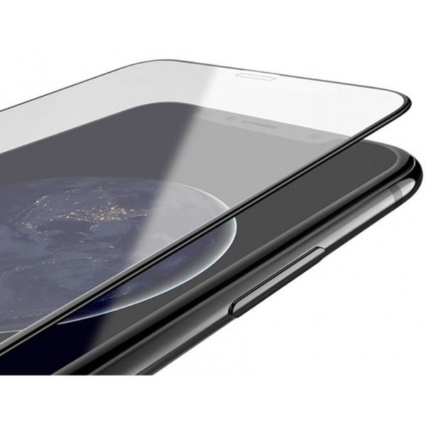  Захисне скло HQ для Apple iPhone 12/12 Pro 3D Black