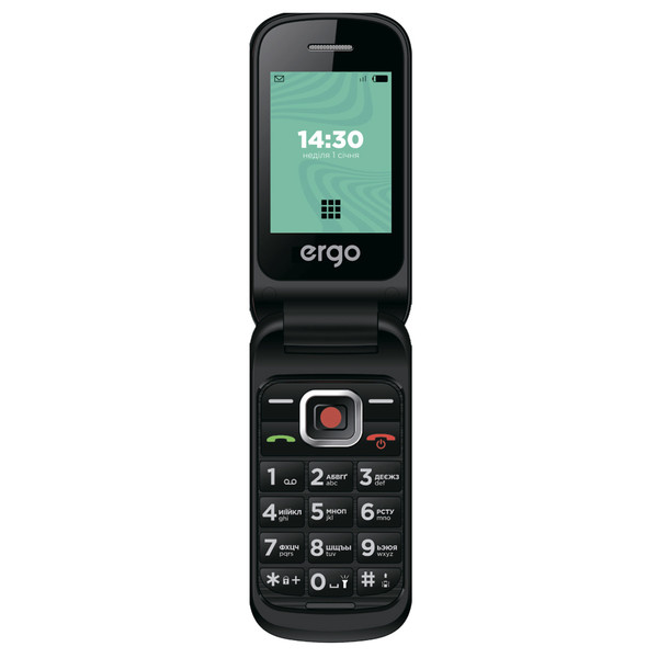  Мобільний телефон Ergo F241 Black