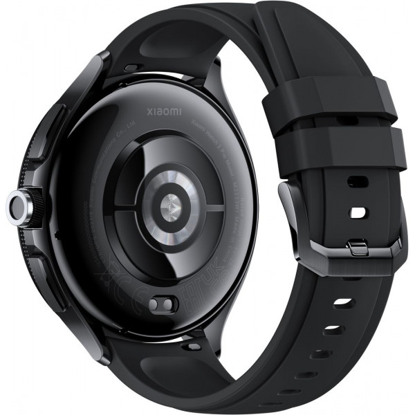  Смарт-годинник Xiaomi Watch 2 Pro Bluetooth Black Case with Black Fluororubber Strap (BHR7211GL)