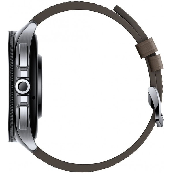  Смарт-годинник Xiaomi Watch 2 Pro Bluetooth Silver Case with Brown Leather Strap (BHR7216GL)