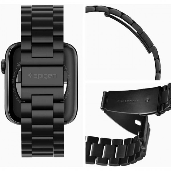  Ремешок Spigen Modern Fit для Apple Watch 42/44/45/49mm Black (062MP25403)