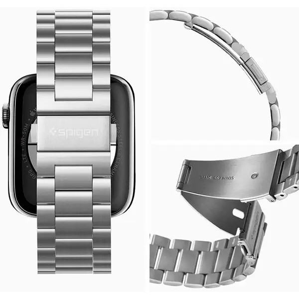  Ремінець Spigen Modern Fit для Apple Watch 42/44/45/49mm Silver (062MP25404)