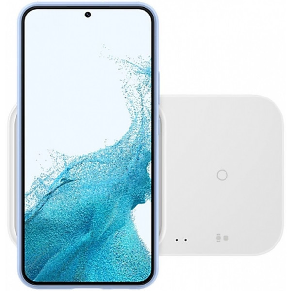  Бездротовий зарядний пристрій Samsung 15W Wireless Charger Duo w/o TA White (EP-P5400BWEGEU)