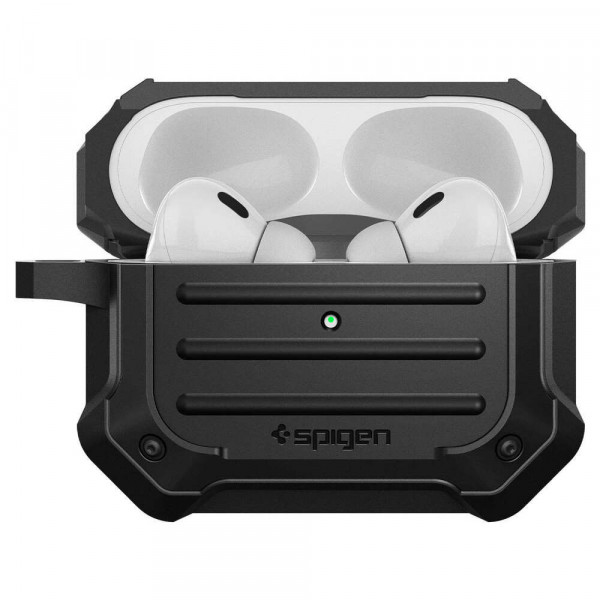  Чохол Spigen для AirPods Pro 2/1 Tough Armor with MagSafe Black (ACS05480)