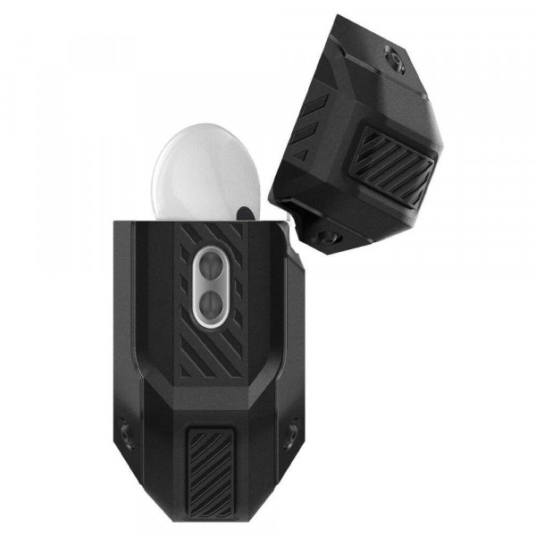  Чехол Spigen для AirPods Pro 2/1 Tough Armor with MagSafe Black (ACS05480)