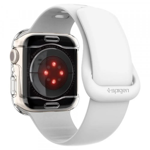  Чехол Spigen Ultra Hybrid для Apple Watch 45mm Crystal Clear (ACS04611)