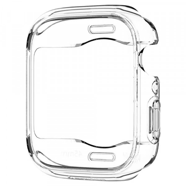  Чехол Spigen Ultra Hybrid для Apple Watch 45mm Crystal Clear (ACS04611)