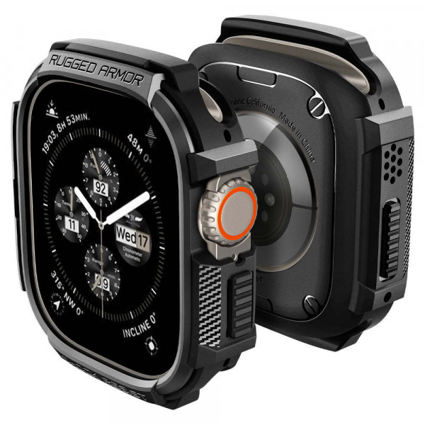  Чохол Spigen Ultra Hybrid для Apple Watch Ultra 49mm Rugged Armor (ACS05456)