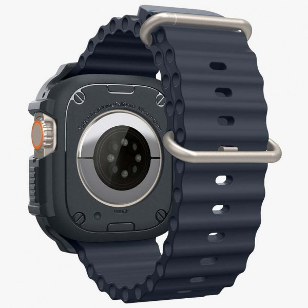  Чохол Spigen Rugged Armor для Apple Watch Ultra 2/1 49mm Dark Grey (ACS07385)