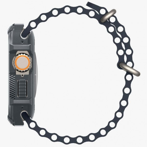  Чохол Spigen Rugged Armor для Apple Watch Ultra 2/1 49mm Dark Grey (ACS07385)
