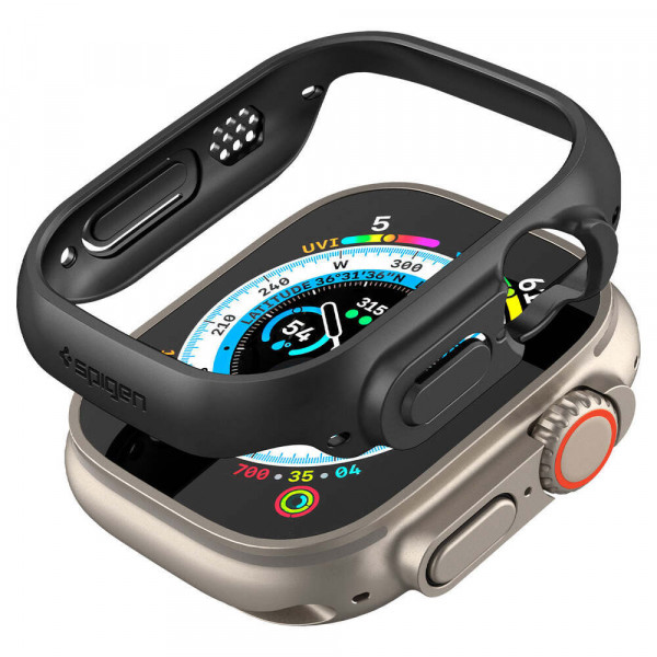  Чехол Spigen Thin Fit для Apple Watch Ultra 2/1 49mm Black (ACS05458)