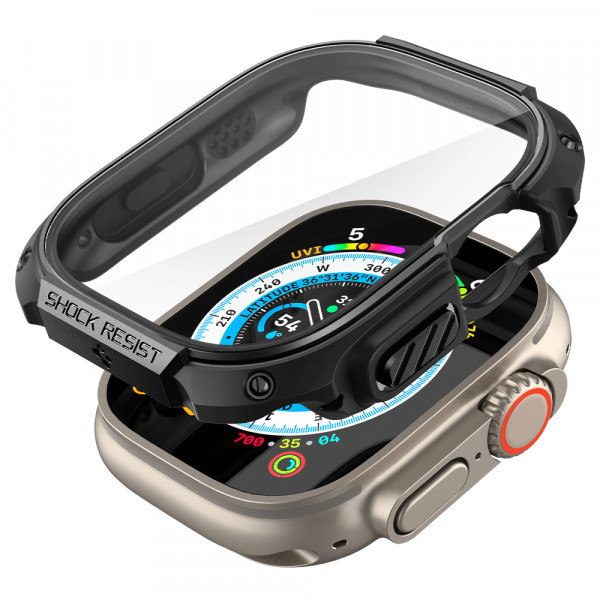  Чохол Spigen Tough Armor для Apple Watch Ultra 49mm Black (ACS05457)