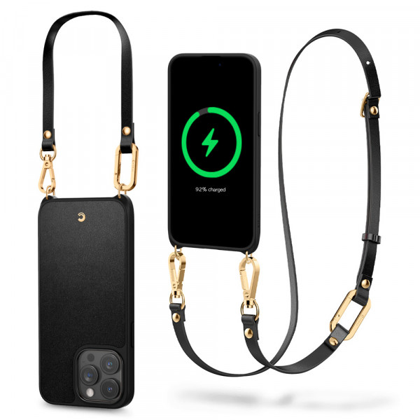 Чохол Spigen Cyrill Classic Charm для Apple iPhone 15 Pro Max with MagSafe Black (ACS06636)