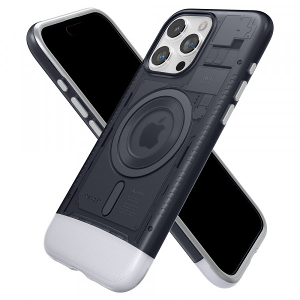  Чохол Spigen Classic C1 для iPhone 15 Pro Max with MagSafe Graphite (ACS06607)