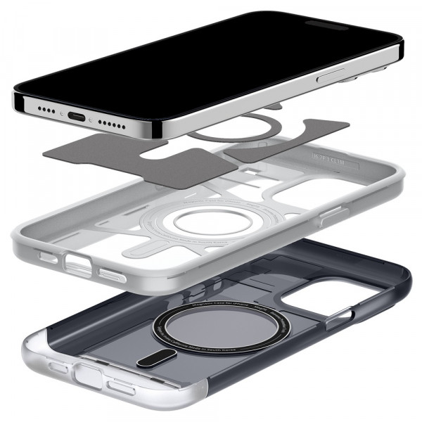 Чохол Spigen Classic C1 для iPhone 15 Pro Max with MagSafe Graphite (ACS06607)