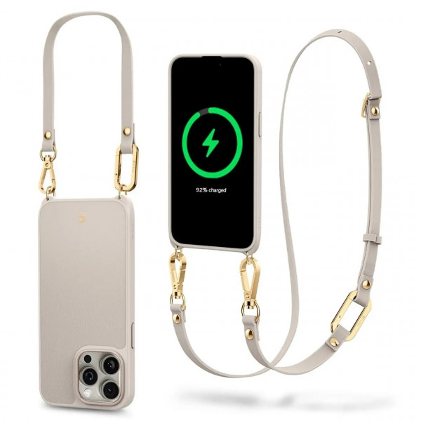  Чехол Spigen Cyrill Classic Charm для Apple iPhone 15 Pro with MagSafe Cream (ACS06774)