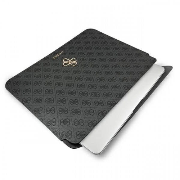  Чехол Guess 4G Metal Gold Logo для MacBook 13 Grey (GUCS13G4GFGR)