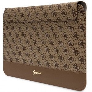  Чохол Guess 4G Stripe Metal для MacBook 14 Brown (GUCS14PS4SGW)
