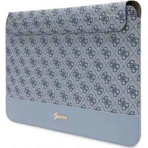  Чохол Guess 4G Stripe Metal для MacBook 14 Blue (GUCS14PS4SGB)