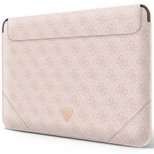  Чехол Guess 4G Uptown Triangle для MacBook 16 Pink (GUCS16P4TP)
