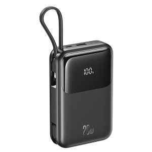  Внешний аккумулятор Power Bank XO PR234 20000mAh PD20W + QC225W with iP/Type-C cable Black