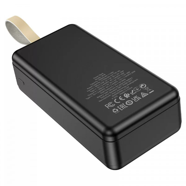  Зовнішній акумулятор Power Bank Hoco J87B 30000mAh Tacker PD20W+QC30 Black
