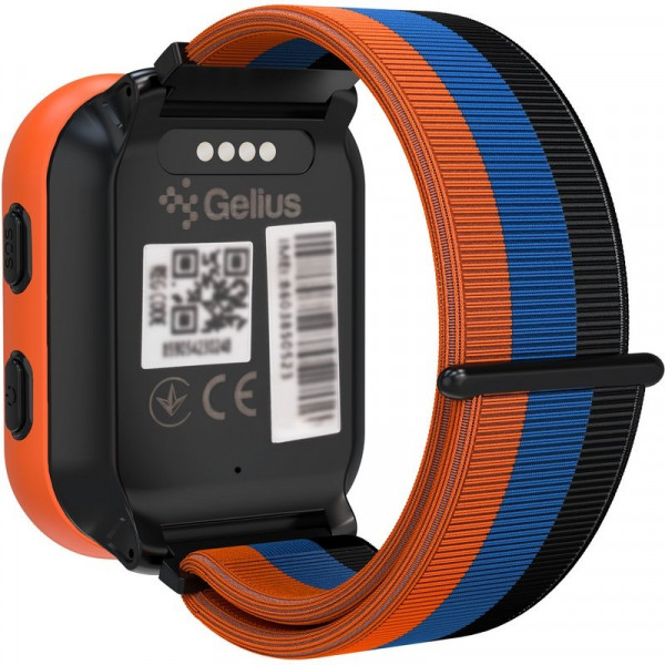  Детские смарт-часы Gelius GP-PK008 (GPS/4G) (IP67) Black