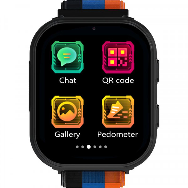  Дитячий смарт-годинник Gelius GP-PK008 (GPS/4G) (IP67) Black