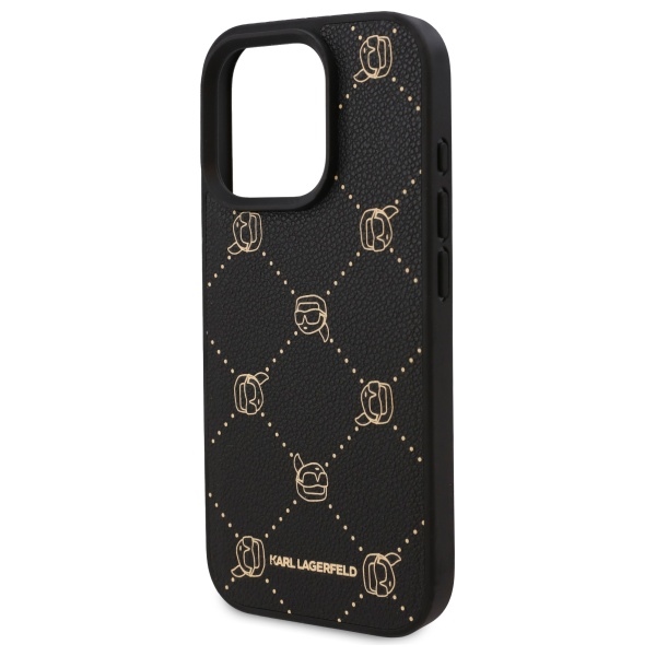  Чехол Karl Lagerfeld Karl Heads для iPhone 16 Pro Black with MagSafe (KLHMP16LPGKHPHK)