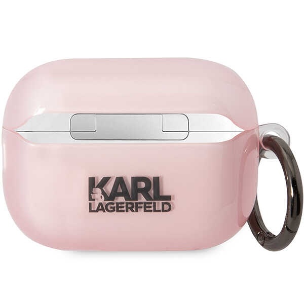  Чохол Karl Lagerfeld Ikonik Choupette для AirPods Pro 2 Pink (KLAP2HNCHTCP)