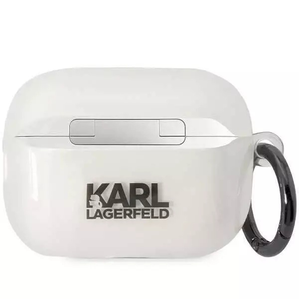  Чехол Karl Lagerfeld Ikonik Karl Lagerfeld для AirPods Pro 2 Transparent (KLAP2HNIKTCT)