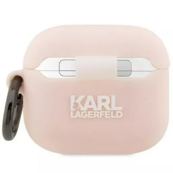  Чехол Karl Lagerfeld Silicone Choupette Head 3D для AirPods 3 Pink (KLA3RUNCHP)