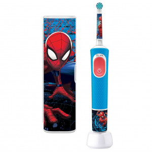  Електрична зубна щітка BRAUN Oral-B D1034132KX Spider-Man типу 3708 (3+)