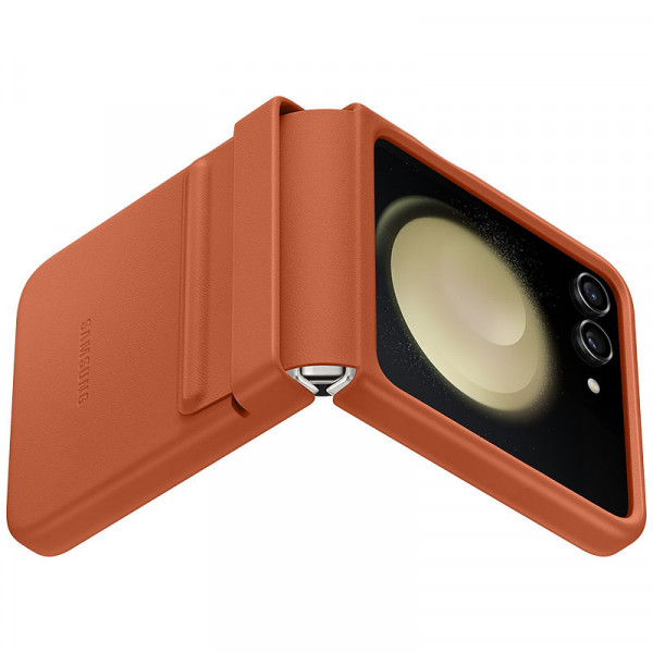  Чохол Leather Case для Samsung Flip 5 Brown (AAA)