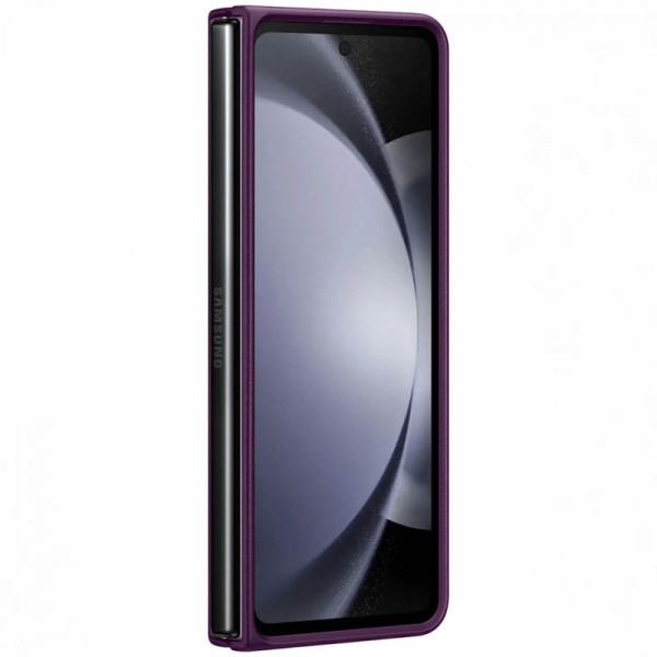  Чохол Leather Case для Samsung Fold 5 Purple (AAA)