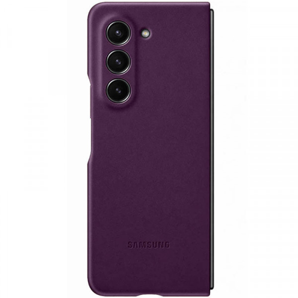  Чохол Leather Case для Samsung Fold 5 Purple (AAA)