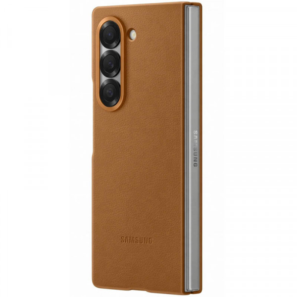  Чохол Leather Case для Samsung Fold 6 Brown (AAA)